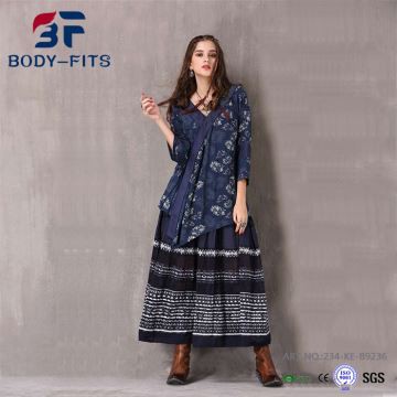 Cárdigan Kimono Estampado Mujer